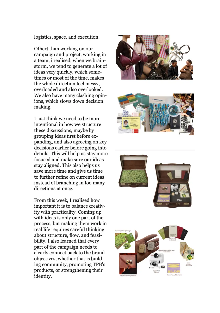 Creative Process Journal, page 57