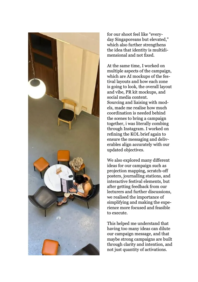 Creative Process Journal, page 63