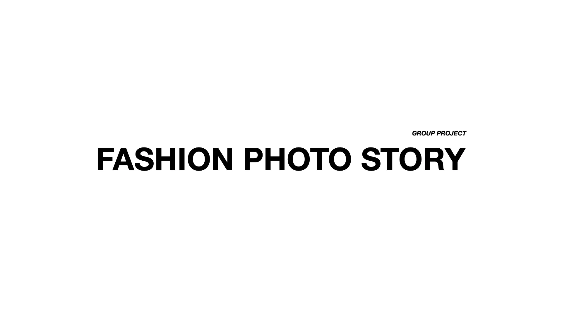 Fashion Photostory, page 1